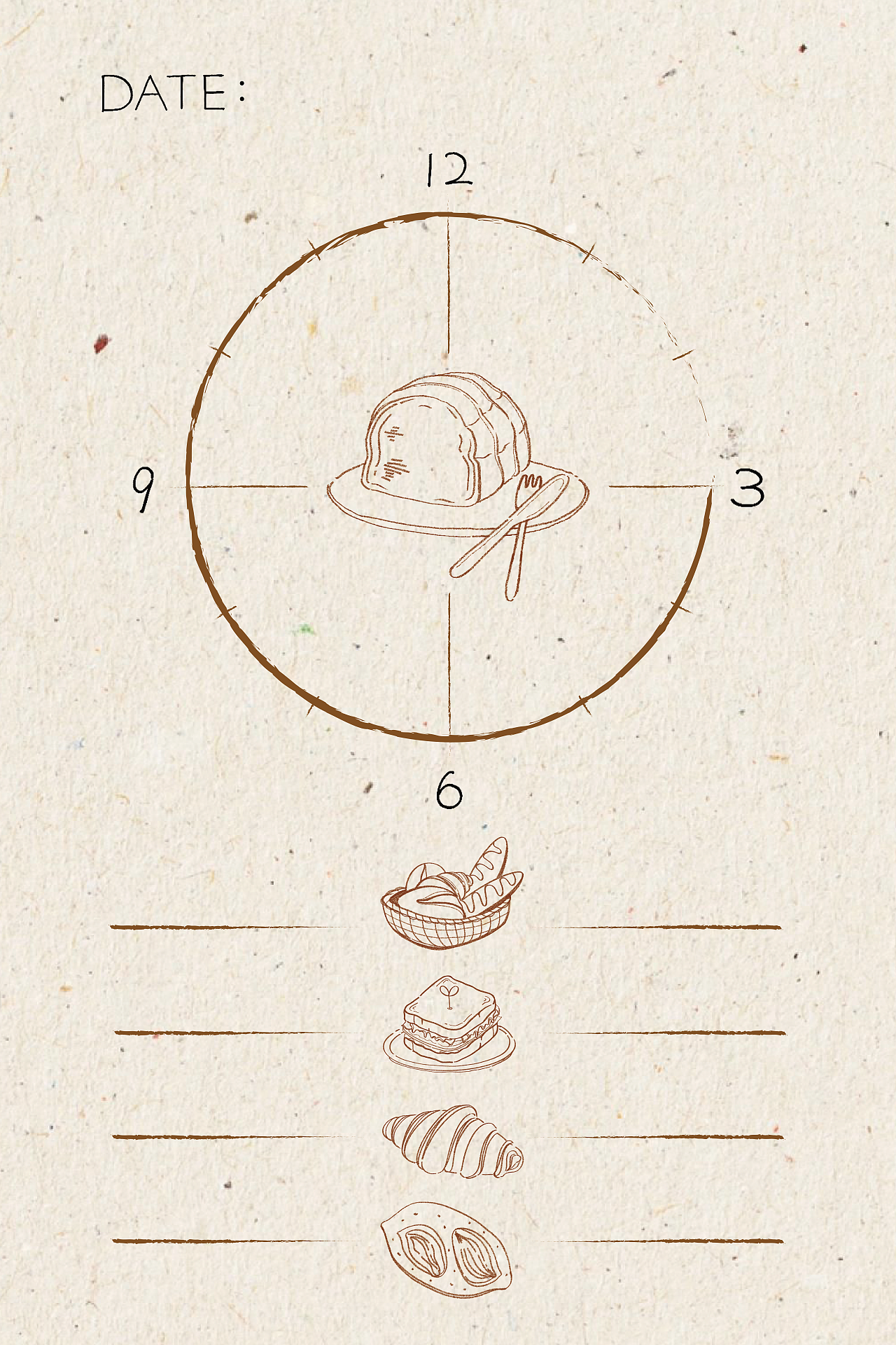 咖啡面包鮮花主題（圖ZMzk4MDgwMzQw） - 商業(yè)插畫 - 站酷設(shè)計(jì)師丸子Laurel原創(chuàng)素材 - 站酷ZCOOL