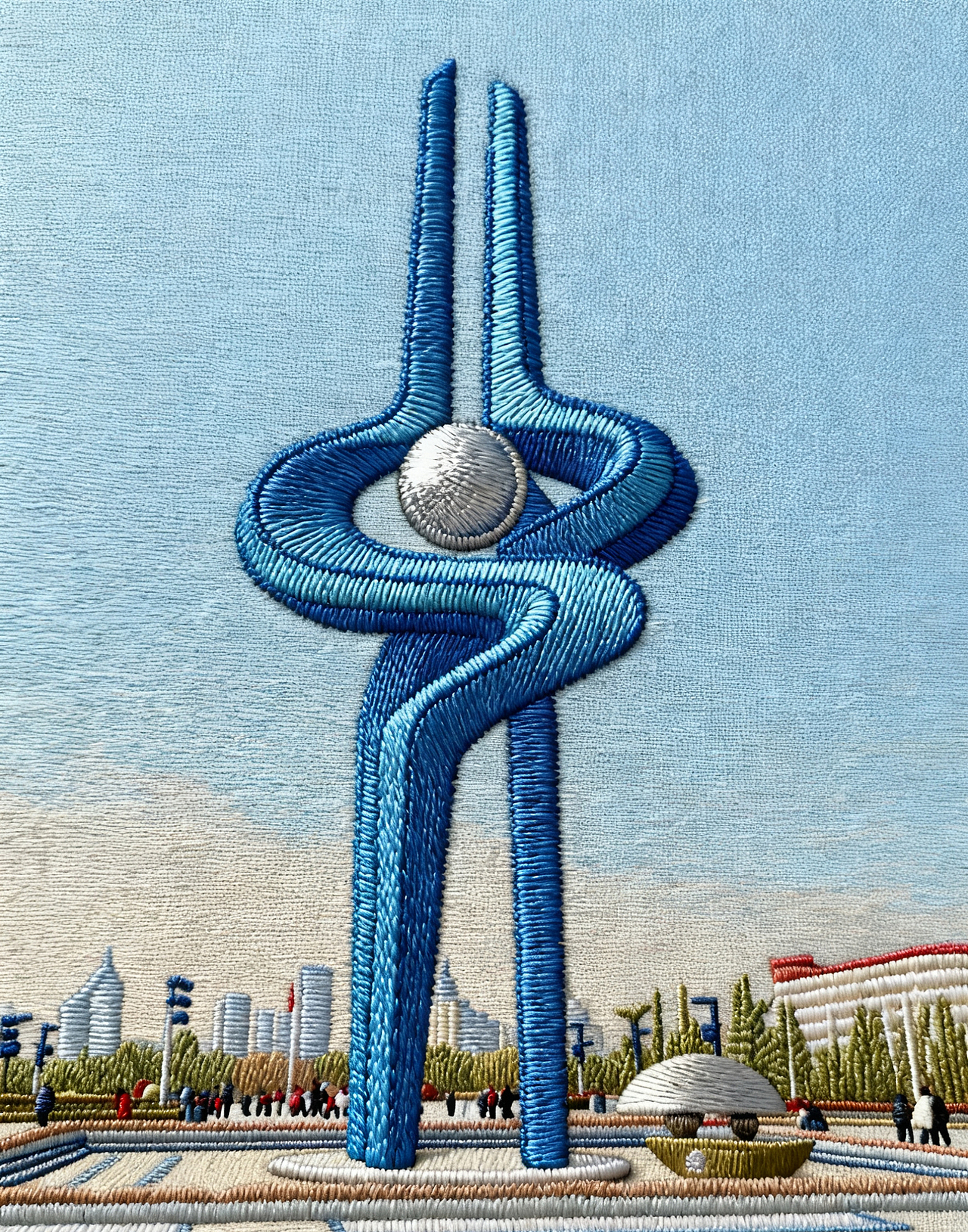 《鲁绣泉韵・针藏泉城魂》