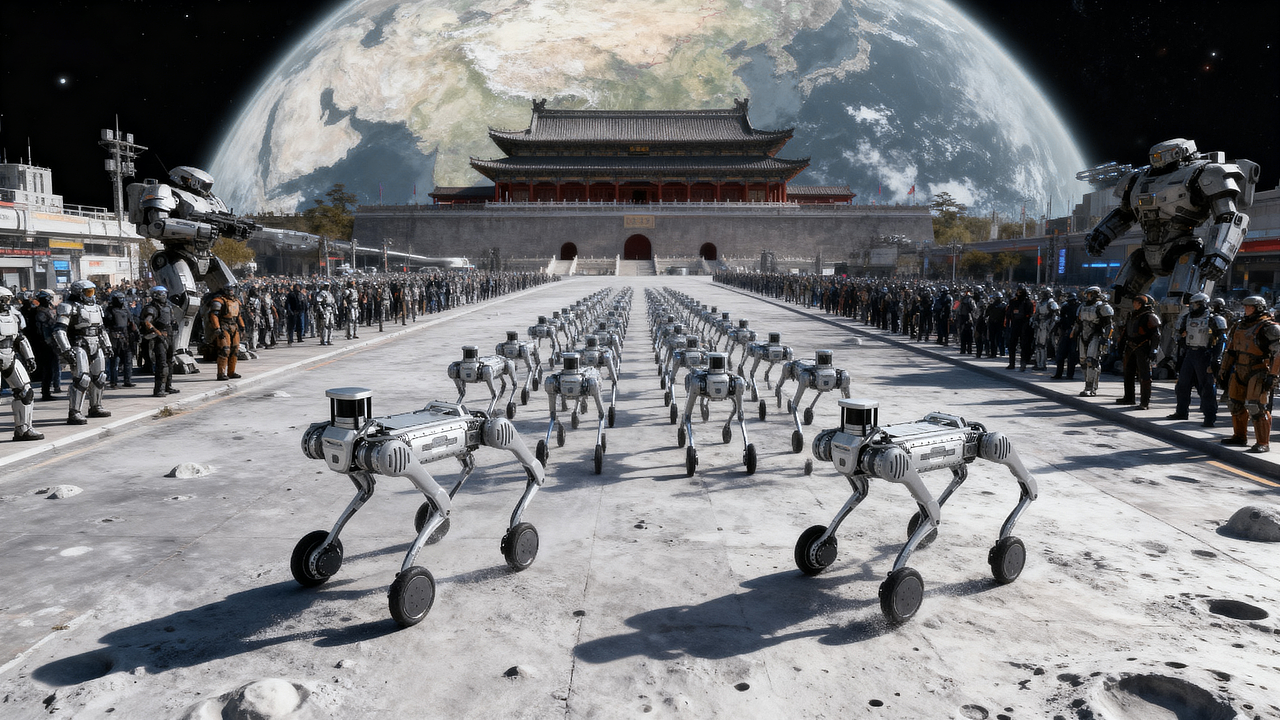 AIGC丨《盛世如愿》MV 月球举行国庆中秋盛典（图ZMzk4MDgyNzg4） - MV - 站酷设计师LANCEAi捏片原创素材 - 站酷ZCOOL