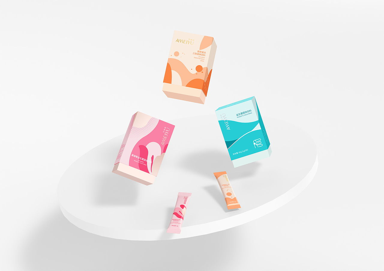 阿美御 | 固體飲料包裝（圖ZMzk4MDg2NDgw） - 包裝 - 站酷設(shè)計(jì)師吉祥Auspicious原創(chuàng)素材 - 站酷ZCOOL