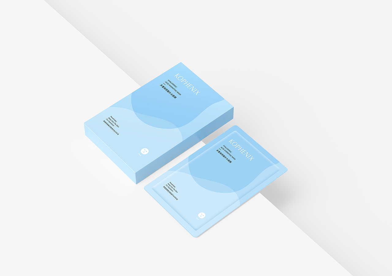 孔凤春 | 玻尿酸补水面膜包装设计