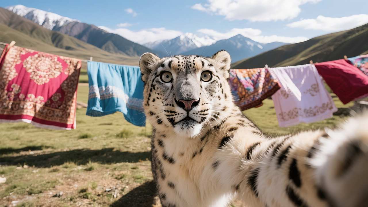 【豹走新疆】#2025新疆文旅AIGC大赛作品 #出发吧新疆（图ZMzk4MDg3MzMy） - AI作品 - 站酷设计师OneBrocade阿一原创素材 - 站酷ZCOOL