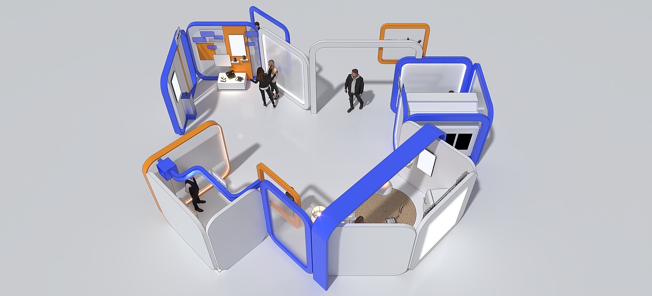 2024vivo开发者大会展区的一些过程稿