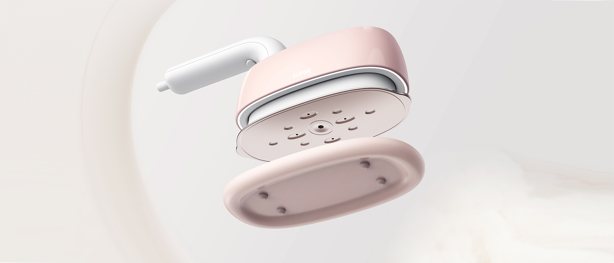 苏泊尔手持蒸汽刷/手持挂烫机外观设计案例 | 浪尖设计