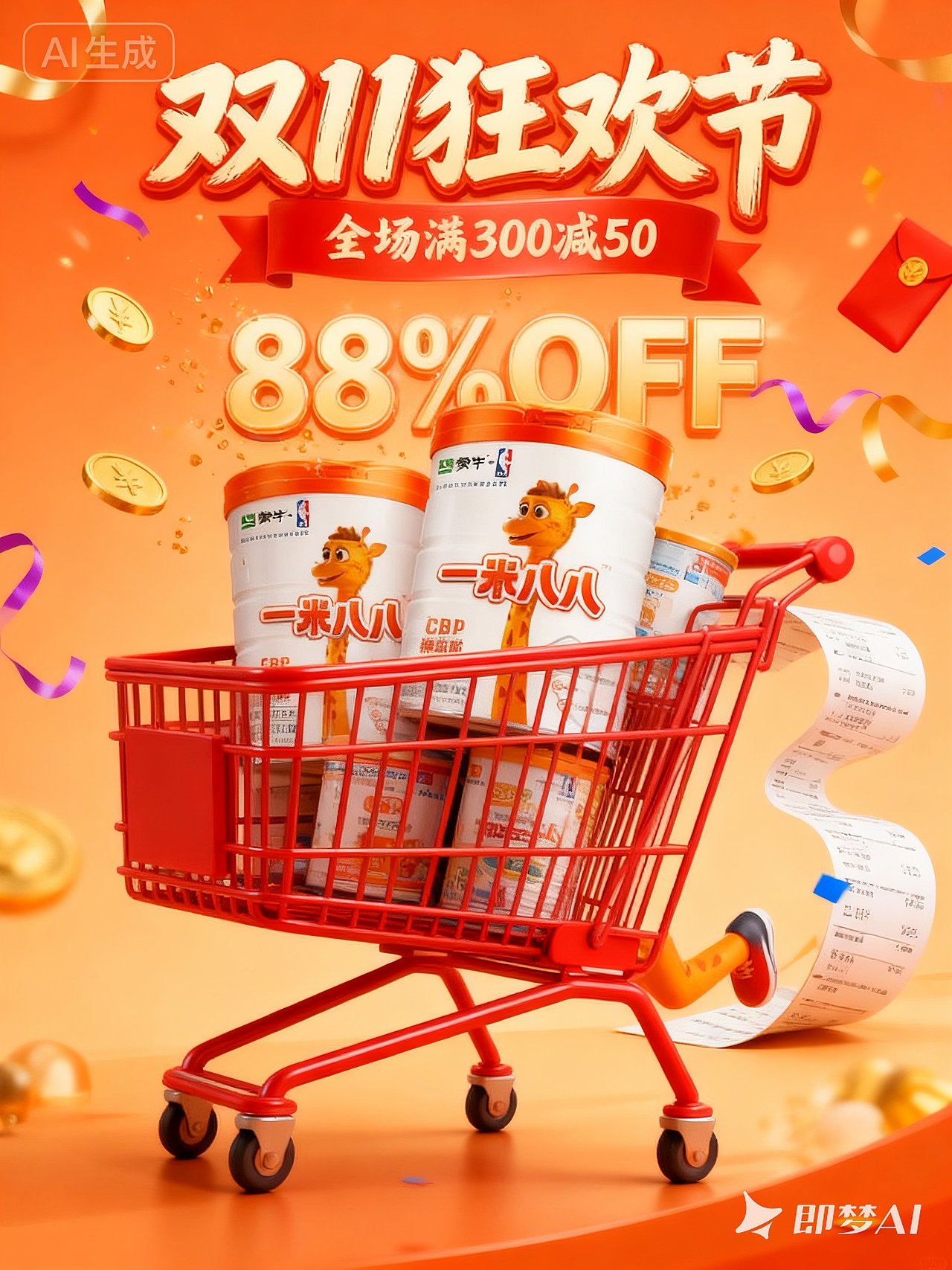 双十一（Ai海报3）（图ZMzk4MDg5Njc2） - 其他 - 站酷设计师宝珀儿原创素材 - 站酷ZCOOL