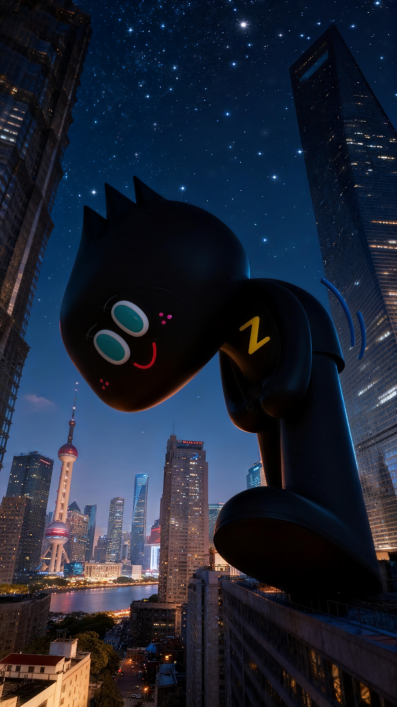 「巨CITY」：Z 仔的魔都奇幻漫游（图ZMzk4MDk1NDQ4） - 海报 - 站酷设计师陈鑫字星尘原创素材 - 站酷ZCOOL