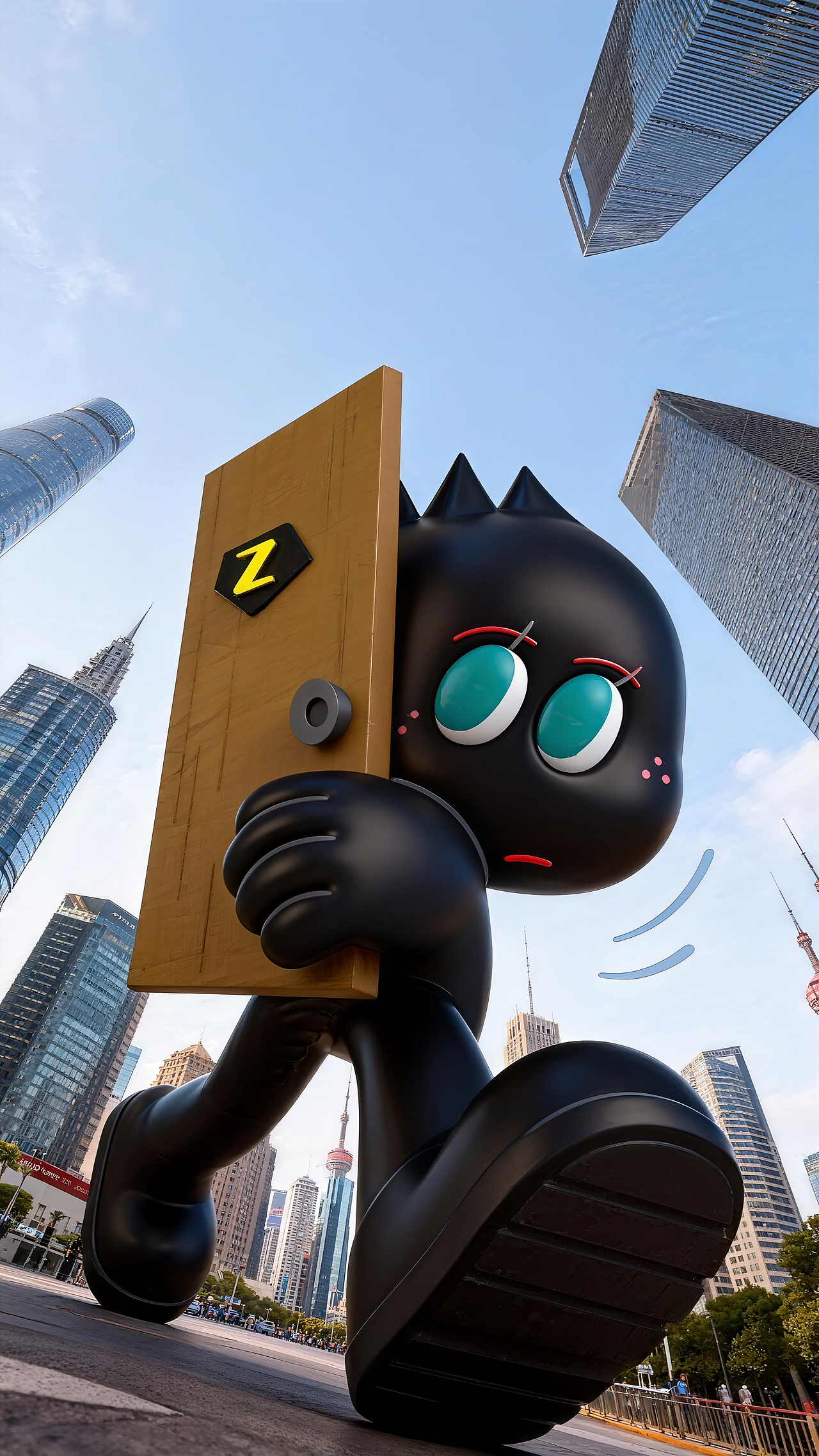 「巨CITY」：Z 仔的魔都奇幻漫游（图ZMzk4MDk1NDY0） - 海报 - 站酷设计师陈鑫字星尘原创素材 - 站酷ZCOOL