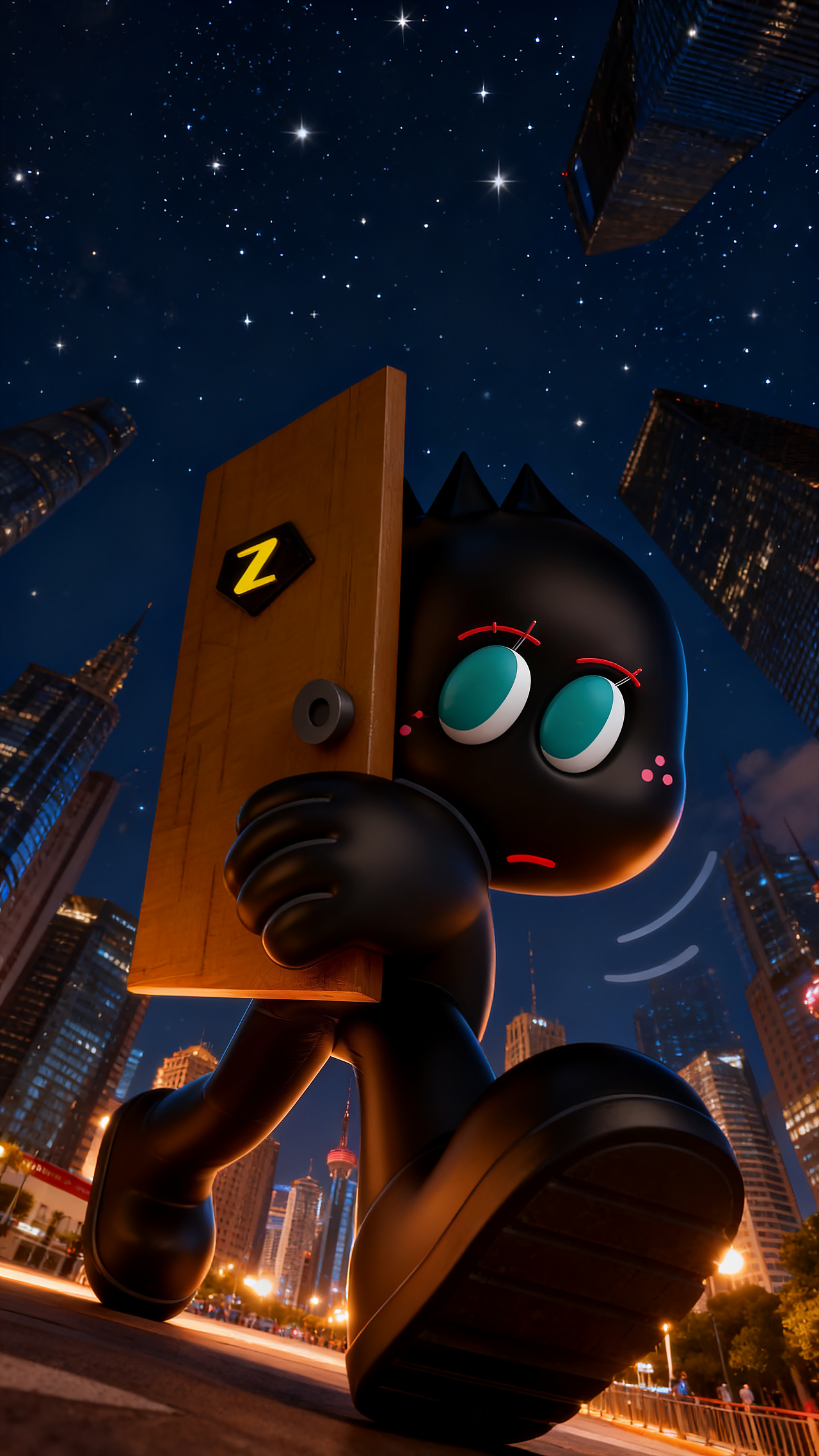 「巨CITY」：Z 仔的魔都奇幻漫游（图ZMzk4MDk1NDY4） - 海报 - 站酷设计师陈鑫字星尘原创素材 - 站酷ZCOOL