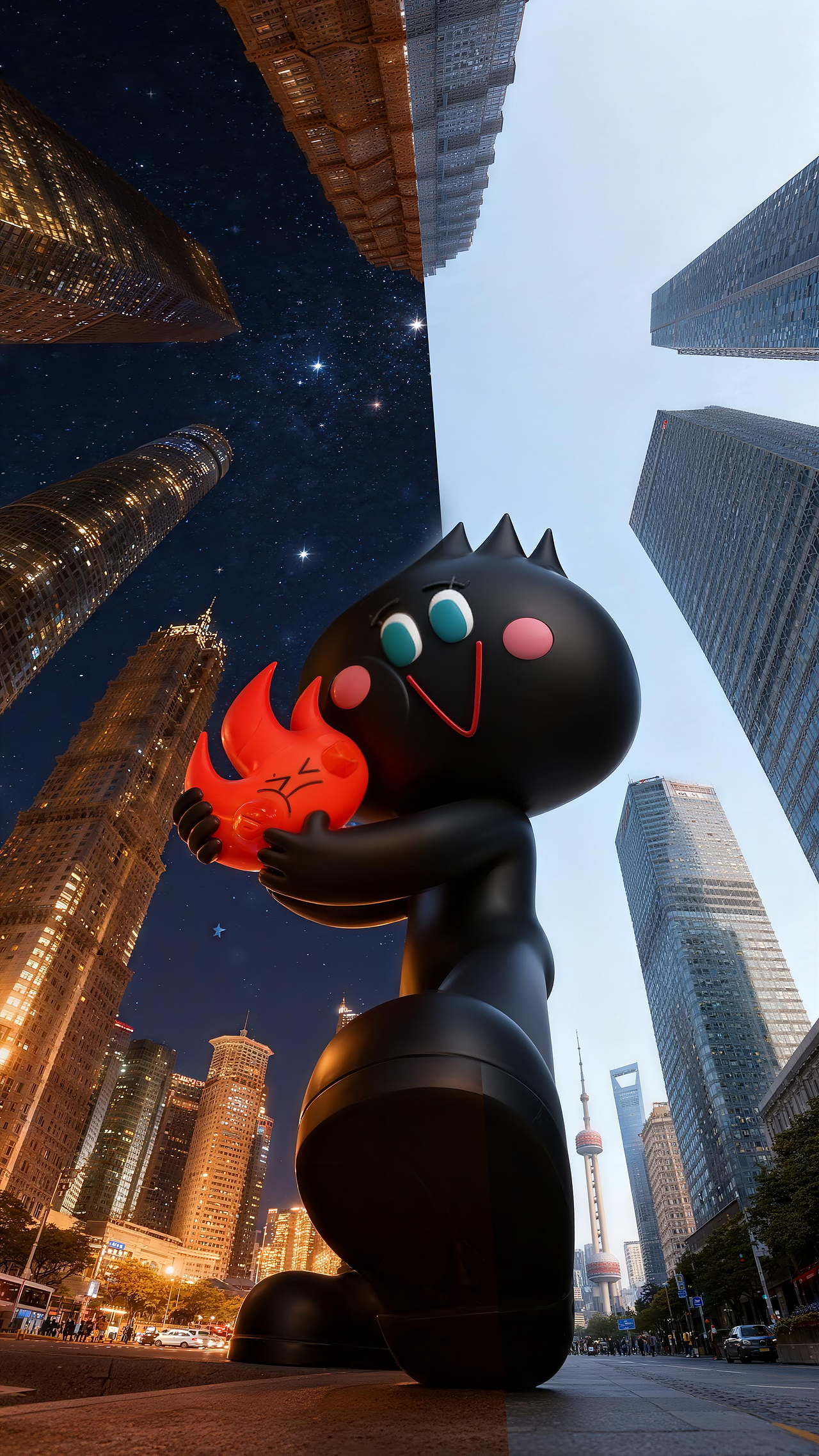 「巨CITY」：Z 仔的魔都奇幻漫游（图ZMzk4MDk1NTMy） - 海报 - 站酷设计师陈鑫字星尘原创素材 - 站酷ZCOOL