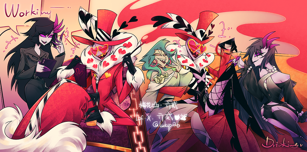 美式卡通风-同人稿件3（图ZMzk4MDk2OTg4） - 艺术插画 - 站酷设计师羊驼六贰原创素材 - 站酷ZCOOL