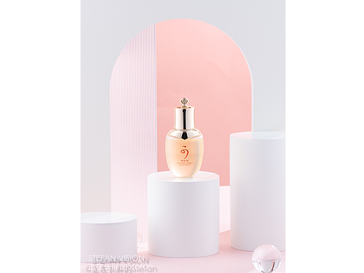 拍摄美妆产品的技巧-几何体道具