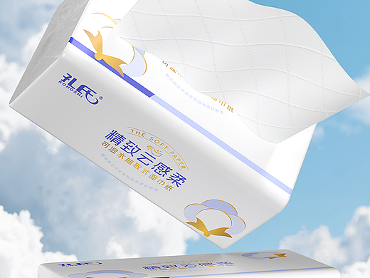 云柔面巾纸详情页