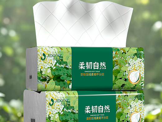 绿色纸巾详情页