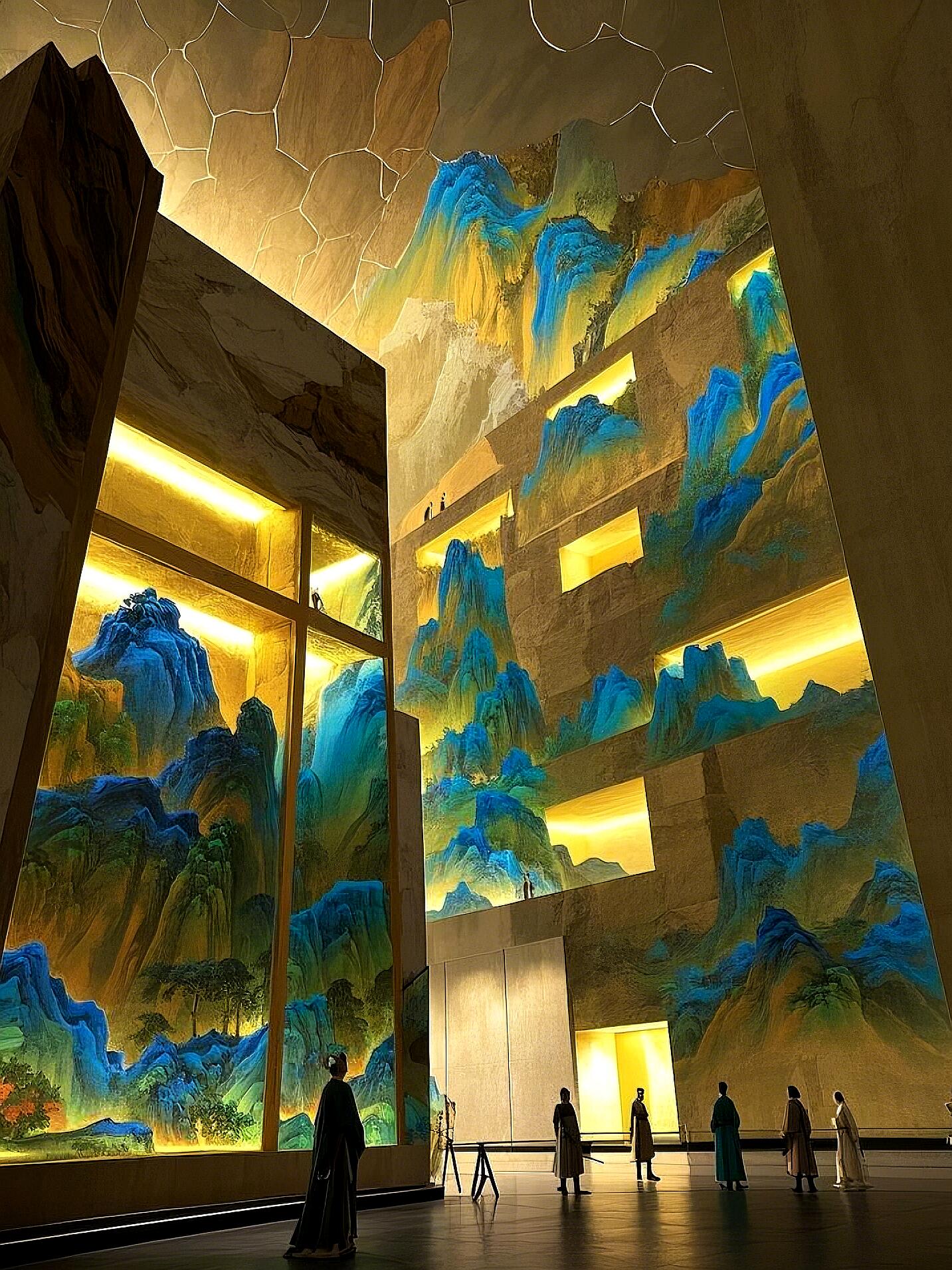 千里江山虚拟艺术展设计