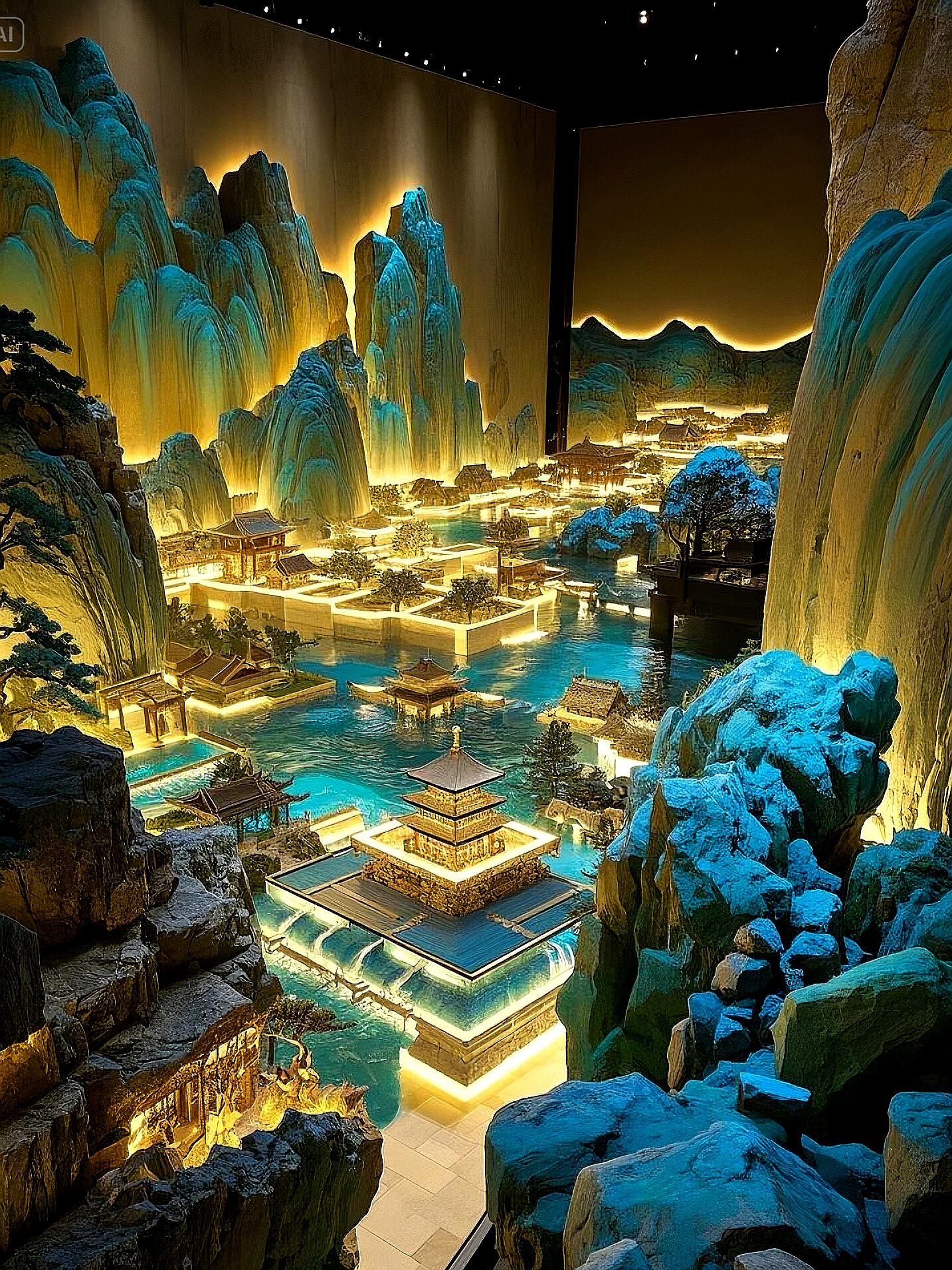 千里江山虚拟艺术展设计