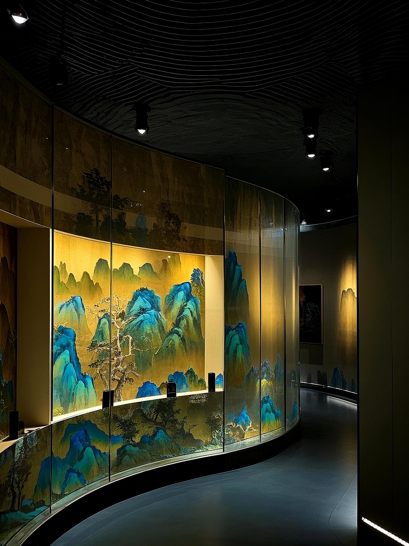 千里江山虚拟艺术展设计