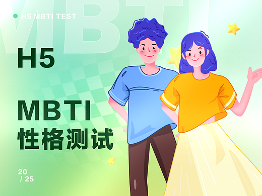 H5公众号链接/MBTI测试设计展示