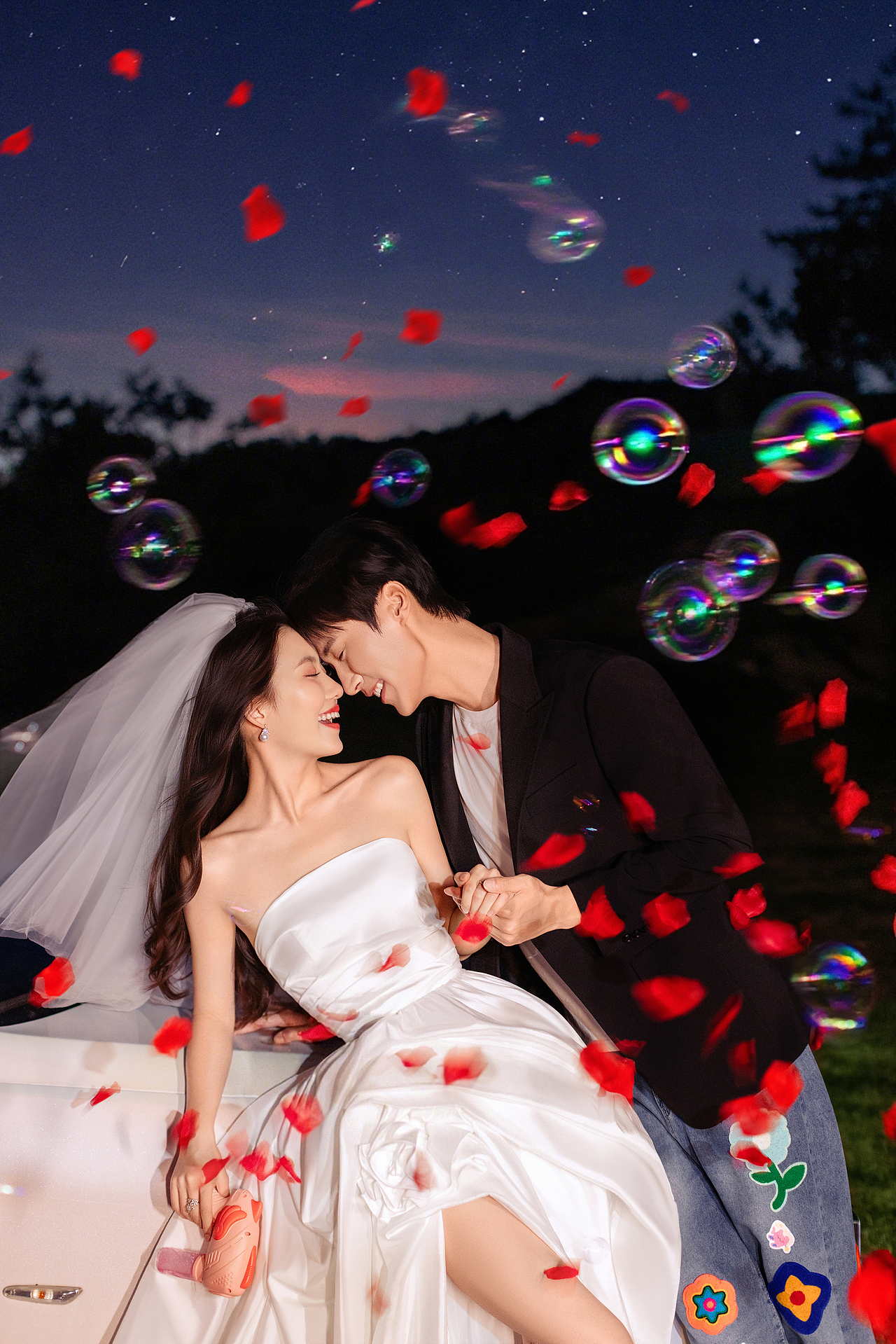 婚纱越修越腻了