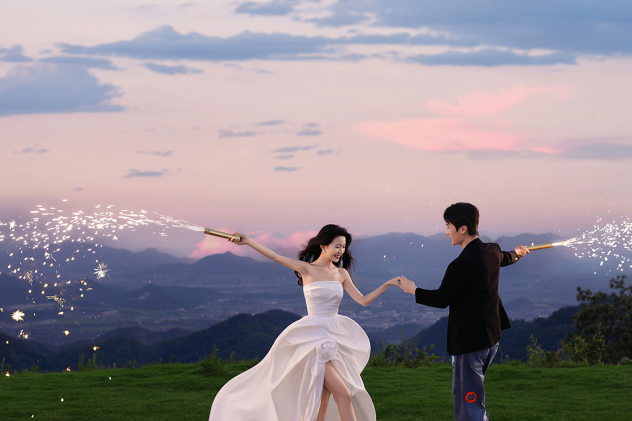 婚纱越修越腻了