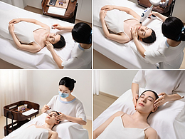 美容院护理图模特后期产品医疗氛围后期修图电商修图