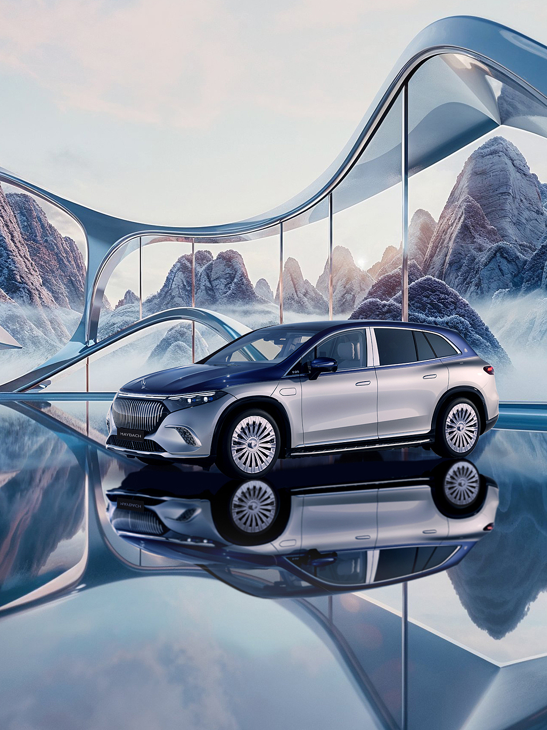 迈巴赫灵感成臻｜纯电之蓝