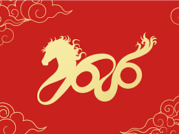 2026新年封面海报模板(已上架站酷素材)