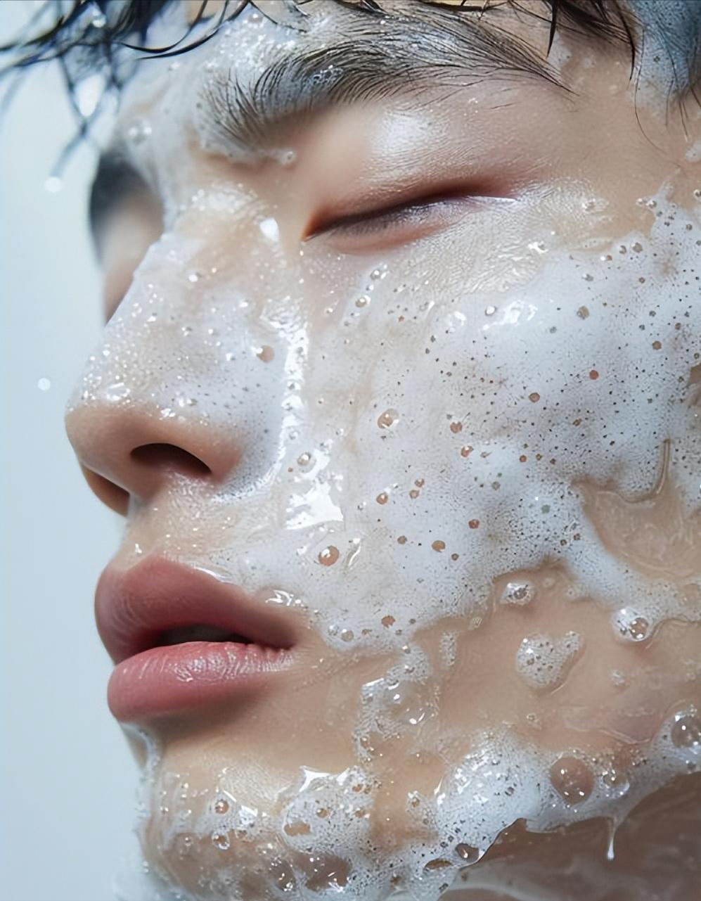 秋风吹得脸干到起皮，油光还顽固黏腻？2025这款男士洁面，润到尖叫净到透！