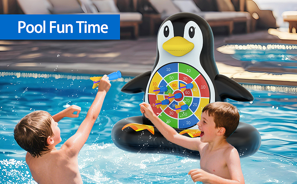 水上漂浮飞镖盘(企鹅款)