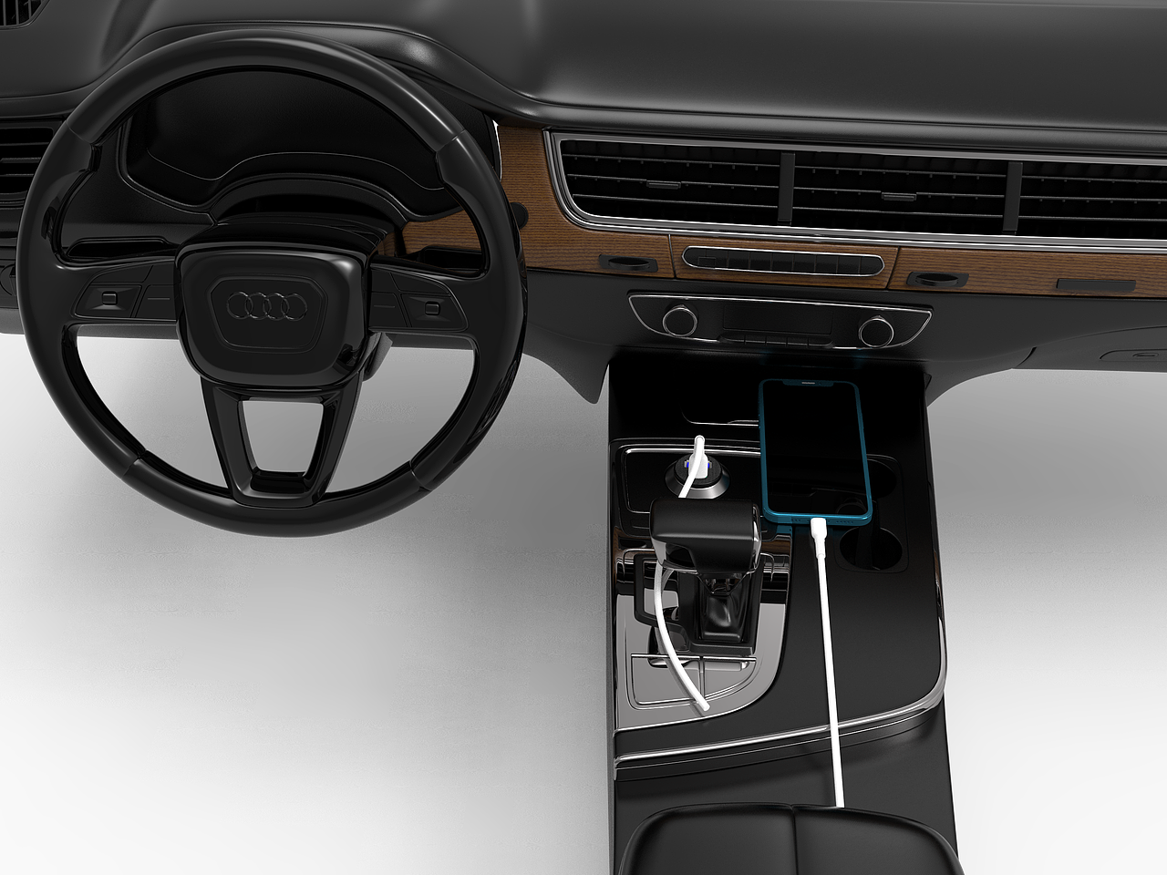 KeyShot渲染练习——充电器场景