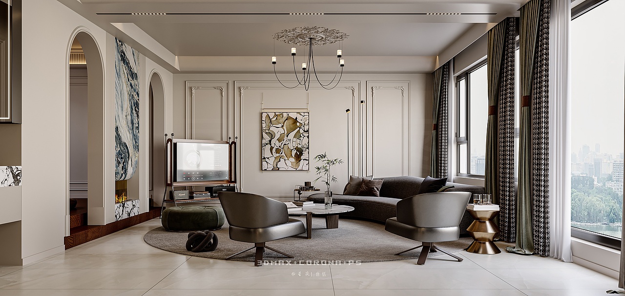 法式家装的客餐厅案例分享