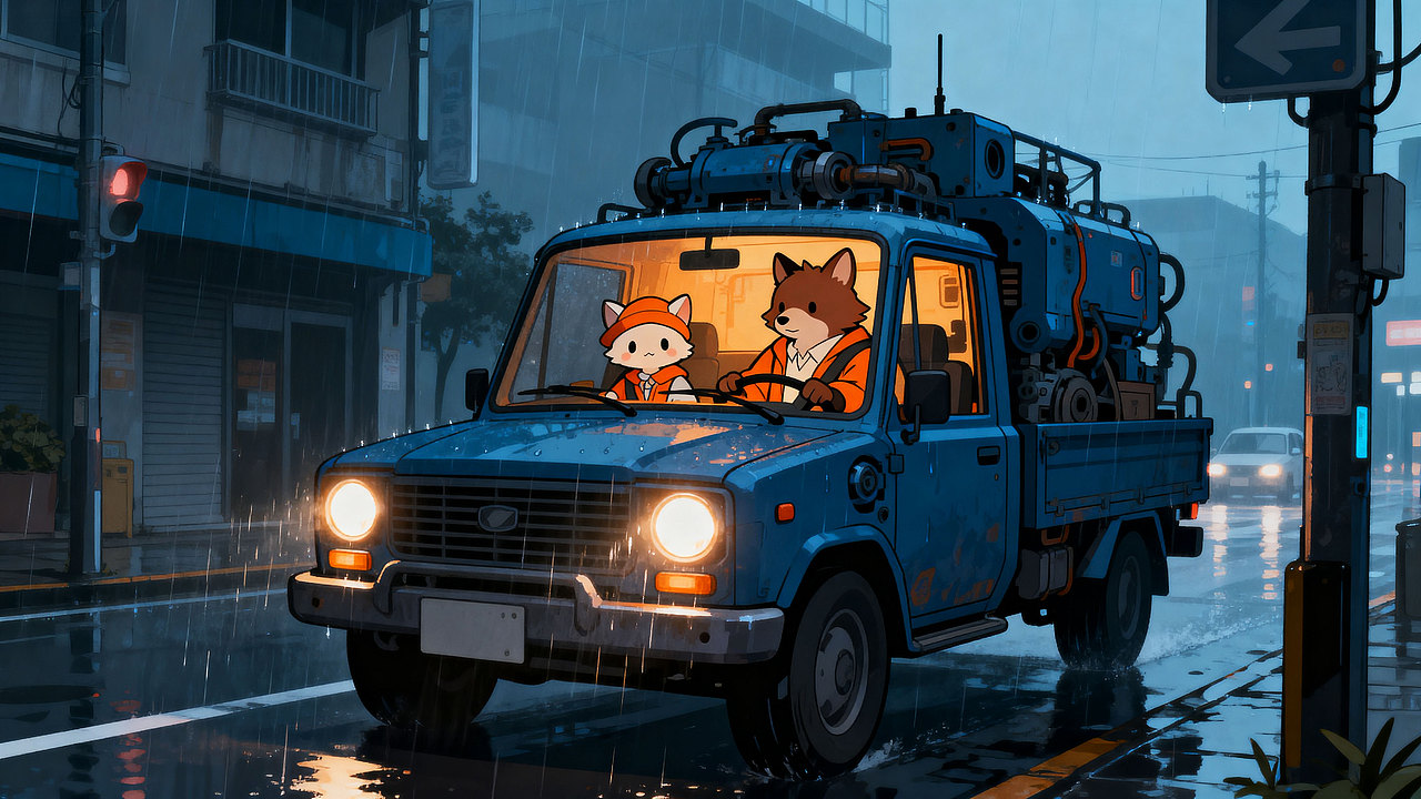 《霓虹雨夜·寻一隅微光》