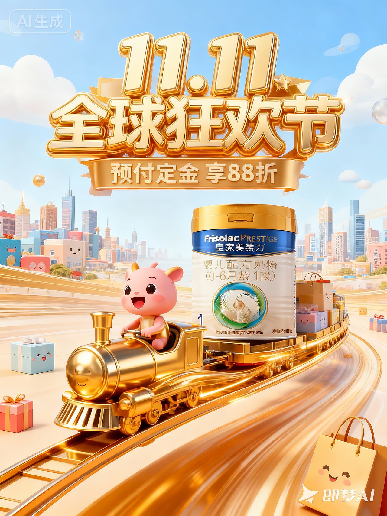 双十一(Ai海报7)（图ZMzk4MTQ2MDIw） - 其他 - 站酷设计师宝珀儿原创素材 - 站酷ZCOOL