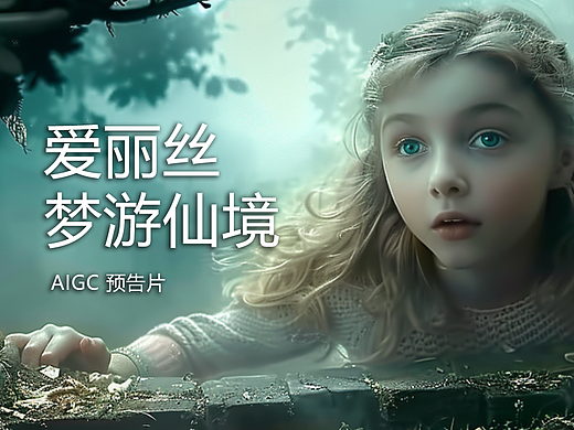 只用AI做电影短片《爱丽丝梦游仙境》