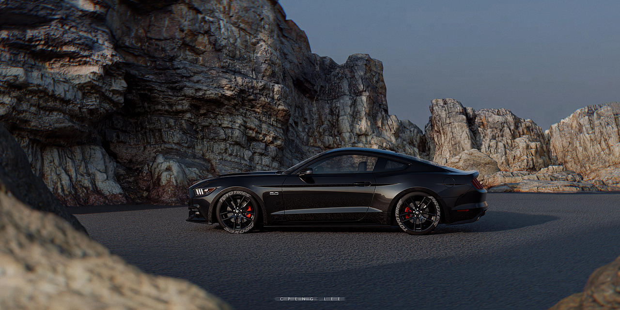 Mustang GT Blender渲染（图ZMzk4MTQ3NDYw） - 机械/交通 - 站酷设计师CpengLee17原创素材 - 站酷ZCOOL