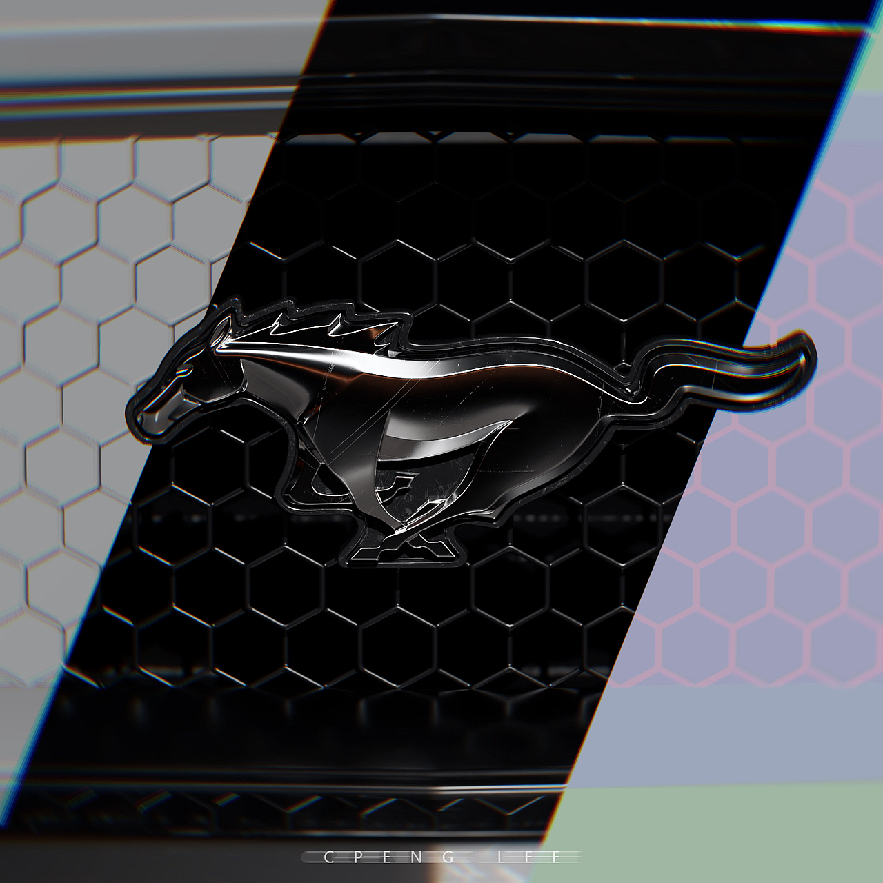 Mustang GT Blender渲染（图ZMzk4MTQ3NTI4） - 机械/交通 - 站酷设计师CpengLee17原创素材 - 站酷ZCOOL