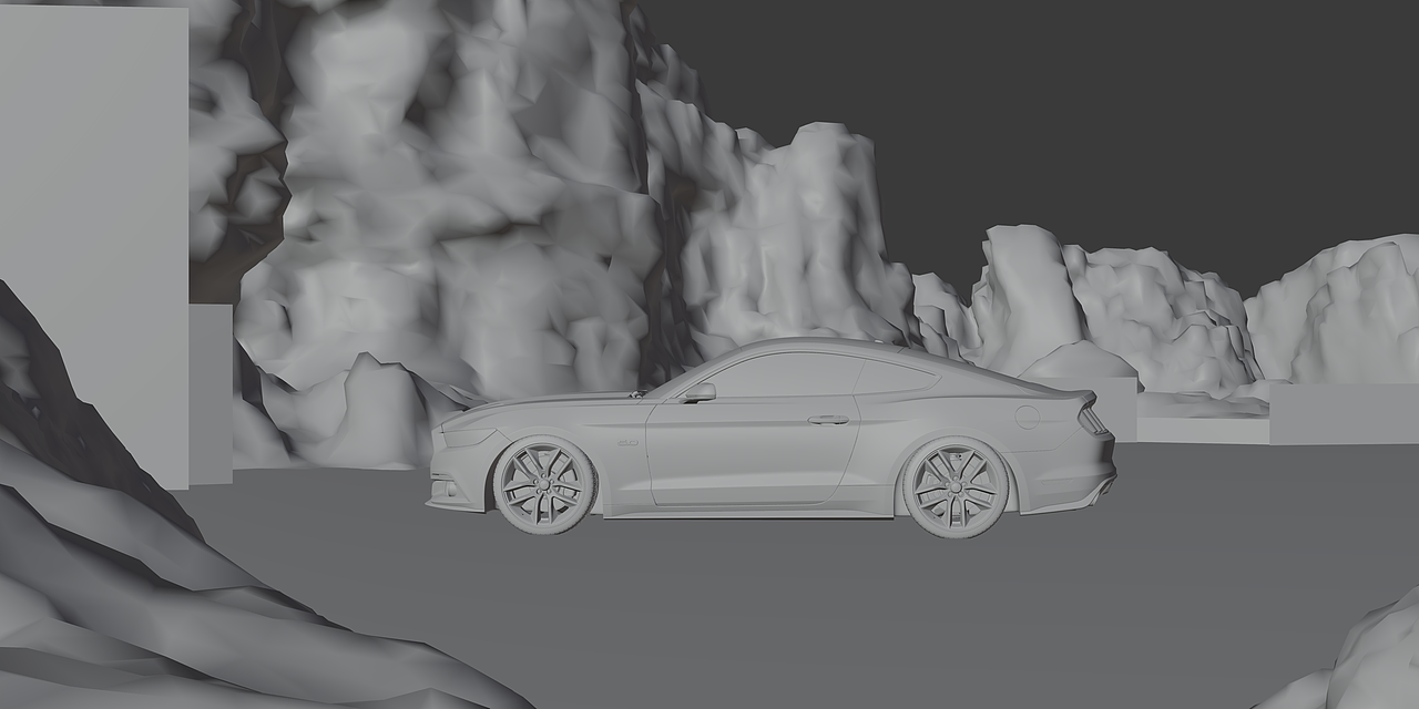 Mustang GT Blender渲染（图ZMzk4MTQ3NTMy） - 机械/交通 - 站酷设计师CpengLee17原创素材 - 站酷ZCOOL