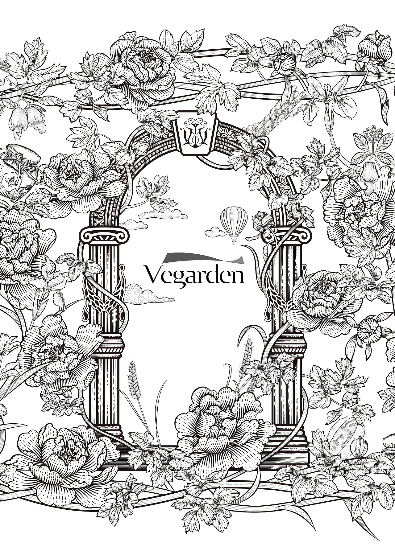 微風花園（圖ZMzk4MTU0OTI4） - 商業(yè)插畫 - 站酷設計師苦瓜啤酒原創(chuàng)素材 - 站酷ZCOOL