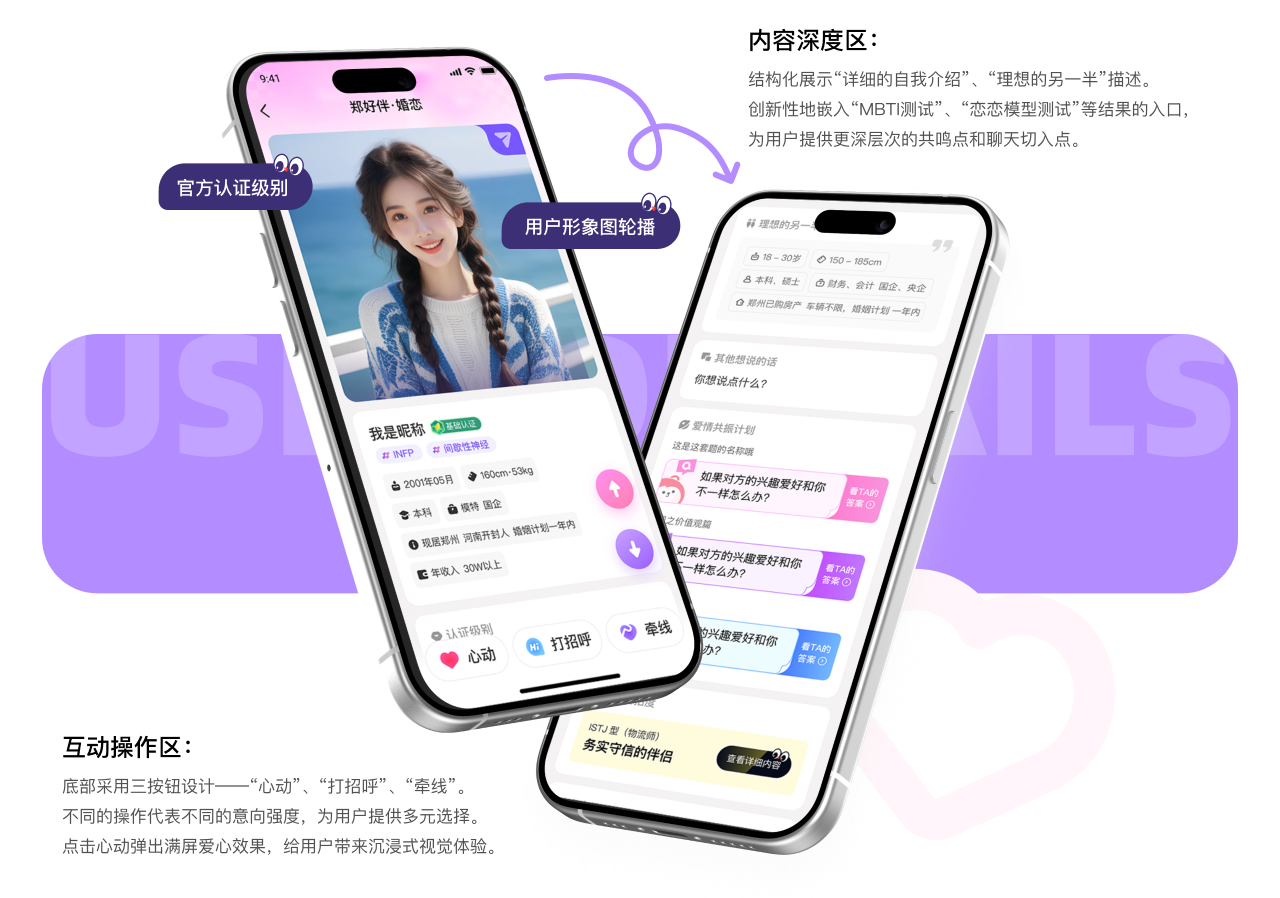 【设计复盘】郑好办婚恋UI情感化设计实践（图ZMTUyNjA4MjA=） - 观点 - 站酷设计师夜游的鹤原创素材 - 站酷ZCOOL