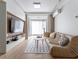 72㎡森系原木风，被自然围满的小家好清爽