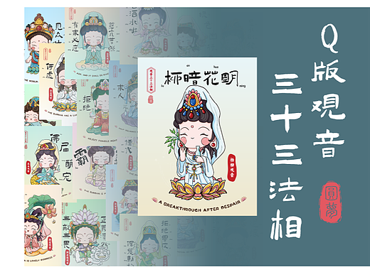 Q版观音三十三法相