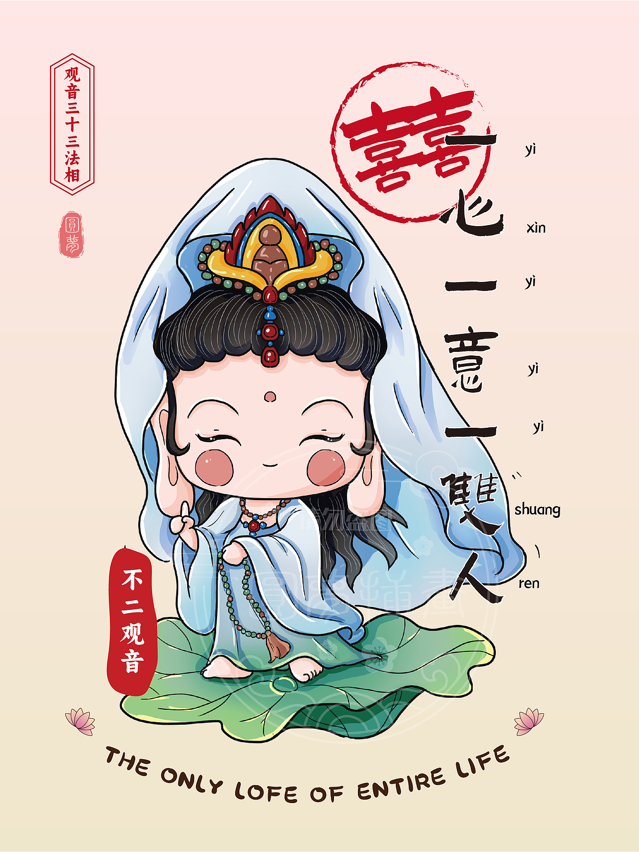 Q版观音三十三法相(图ZMzk4MTY4ODQ4) - 商业插画 - 站酷设计师圆梦0702原创素材 - 站酷ZCOOL