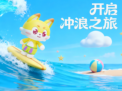 小行记-狐奇奇&pupu | 户外IP设计-旅途中的美好和奇迹