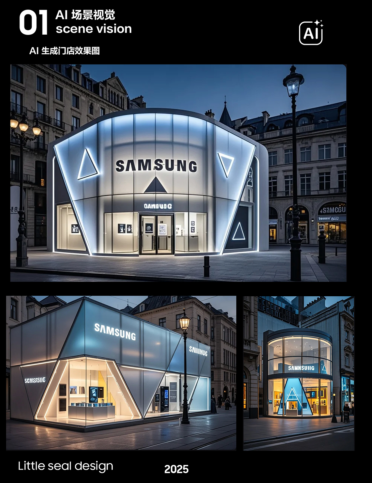 三星门店-AI技术应用门店效果图