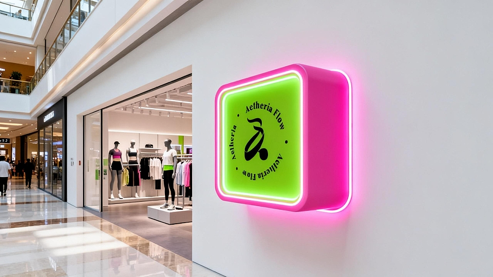 Aetheria Flow | 女性运动品牌设计 logo设计