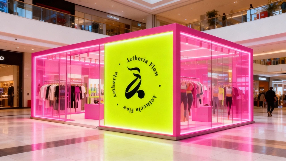 Aetheria Flow | 女性运动品牌设计 logo设计