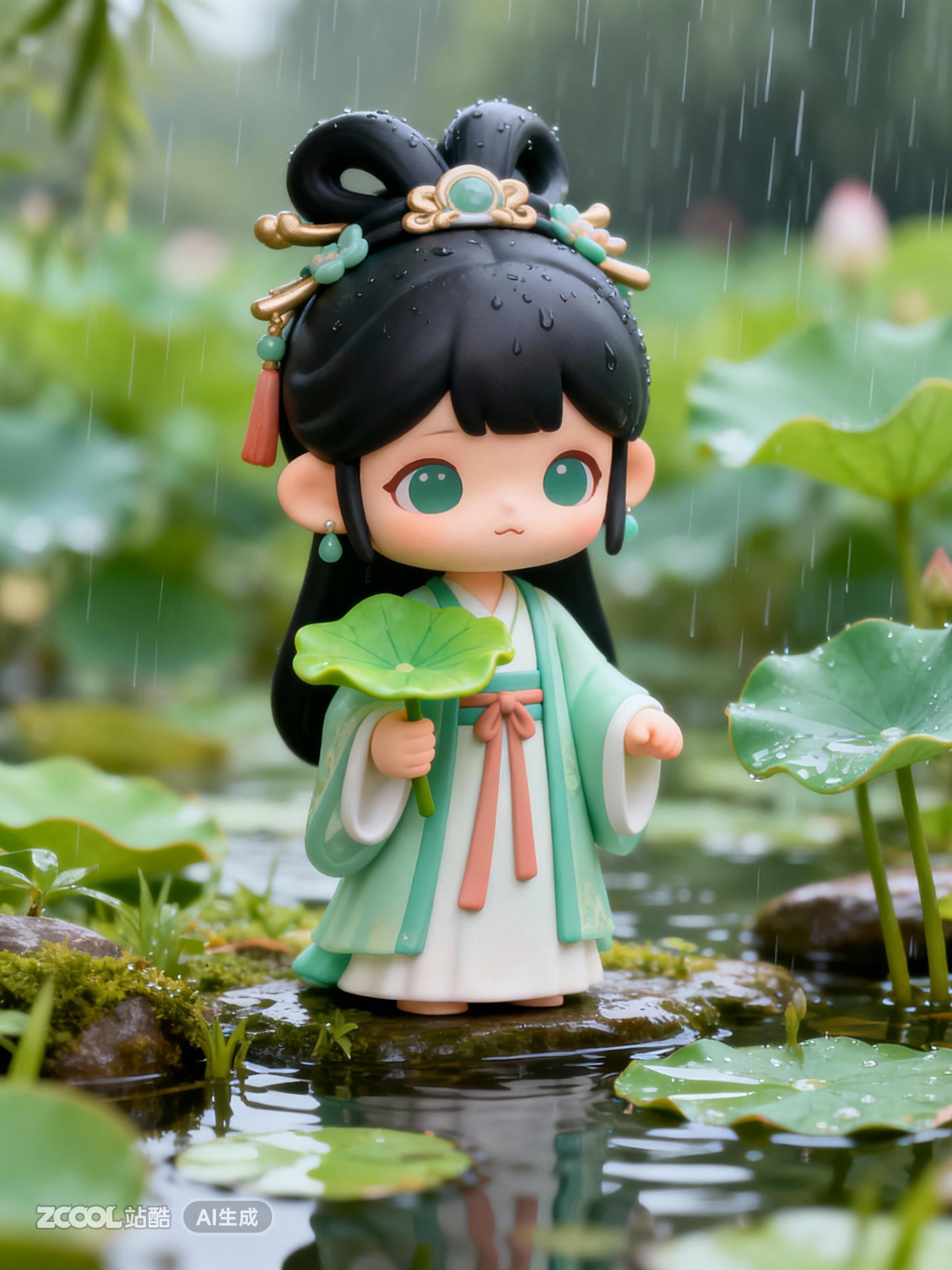 IP形象设计 —荷叶仙子/荷花仙子（图ZMTUyNjI2NDQ=） - 评测 - 站酷设计师兔子耶原创素材 - 站酷ZCOOL