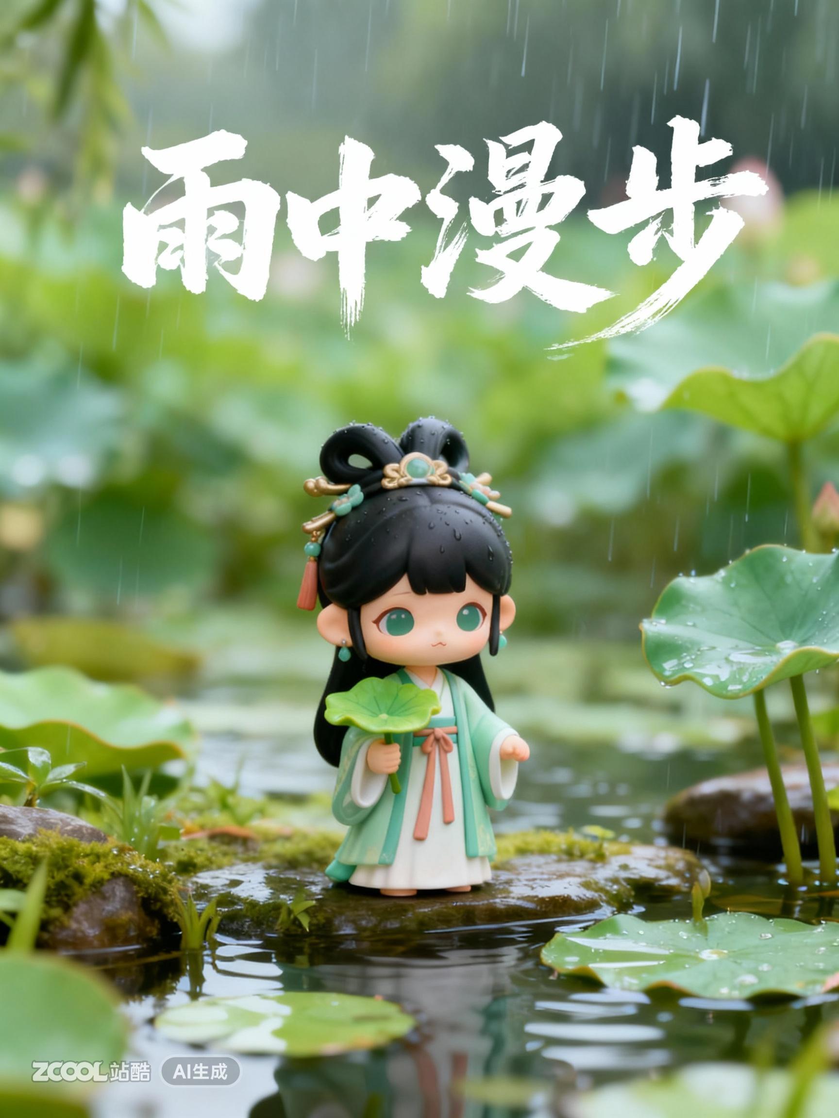IP形象设计 —荷叶仙子/荷花仙子（图ZMTUyNjI3MTY=） - 评测 - 站酷设计师兔子耶原创素材 - 站酷ZCOOL