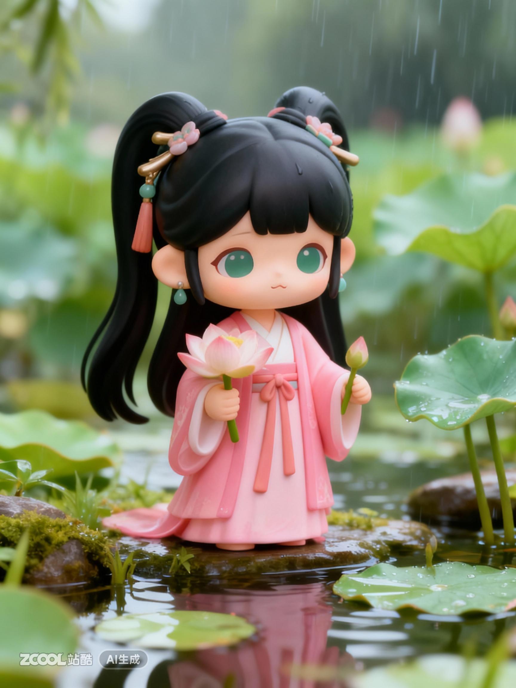 IP形象设计 —荷叶仙子/荷花仙子（图ZMTUyNjI3Mjg=） - 评测 - 站酷设计师兔子耶原创素材 - 站酷ZCOOL