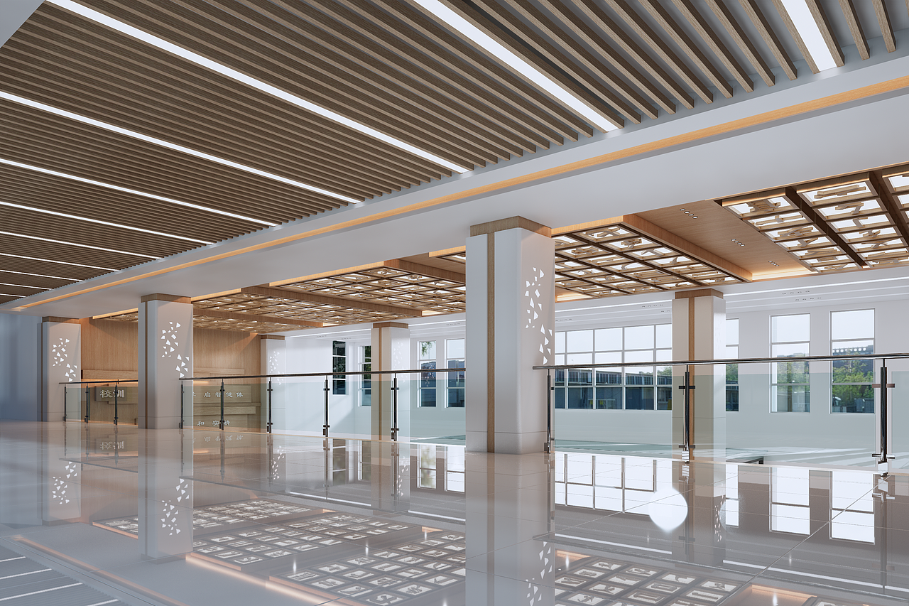 学校大厅设计效果