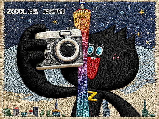 广绣巨CITY丨站酷小Z的活力大湾区魅力新广州旅游vlog